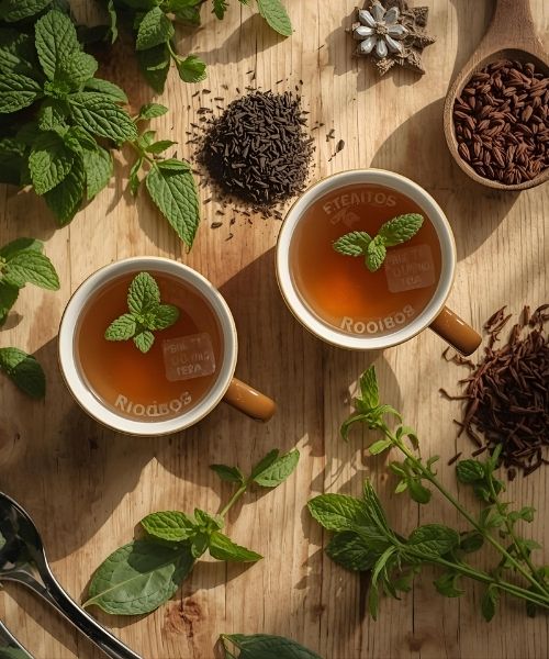 Best Herbal Teas for Digestion: Natural Relief with Peppermint and Rooibos