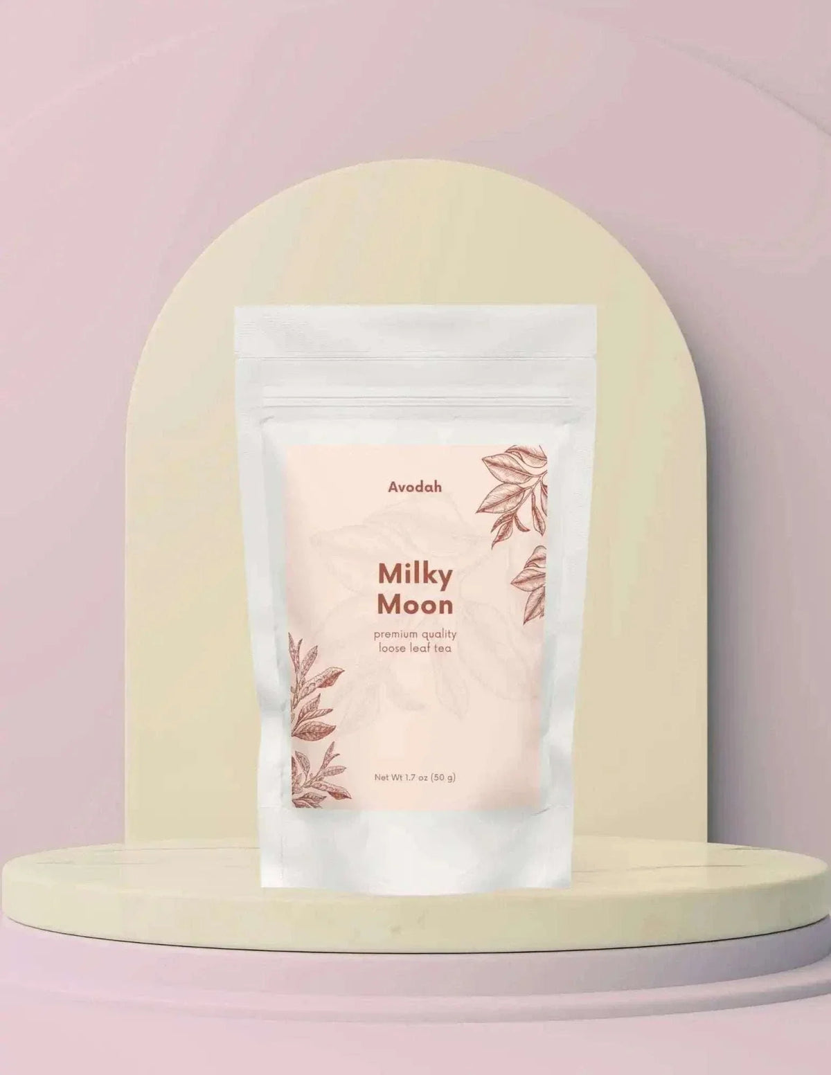 Milky Moon Tea blend for enhancing breast milk production with natural herbs and stevia leaves