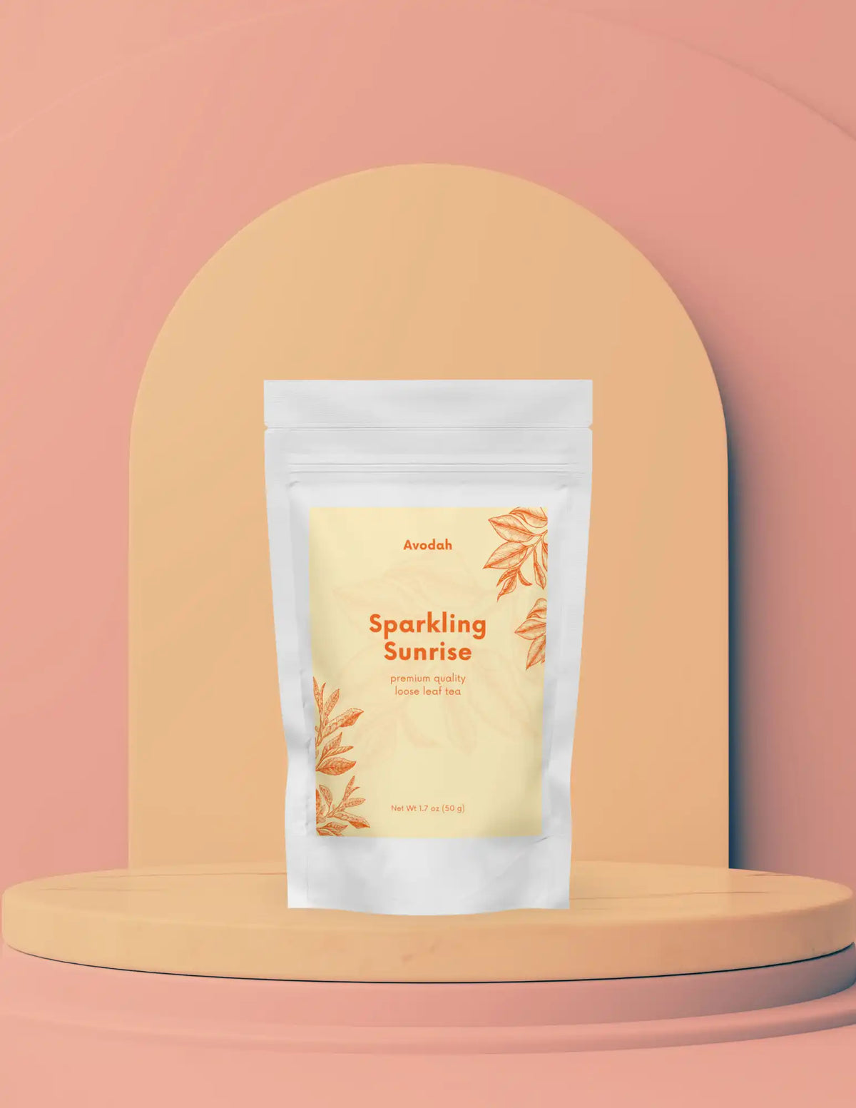 Sparkling Sunrise Tea ingredients and brewing instructions for radiant skin