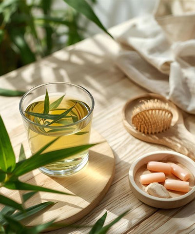 How Bamboo Leaf Tea Supports Stronger Hair and Nails