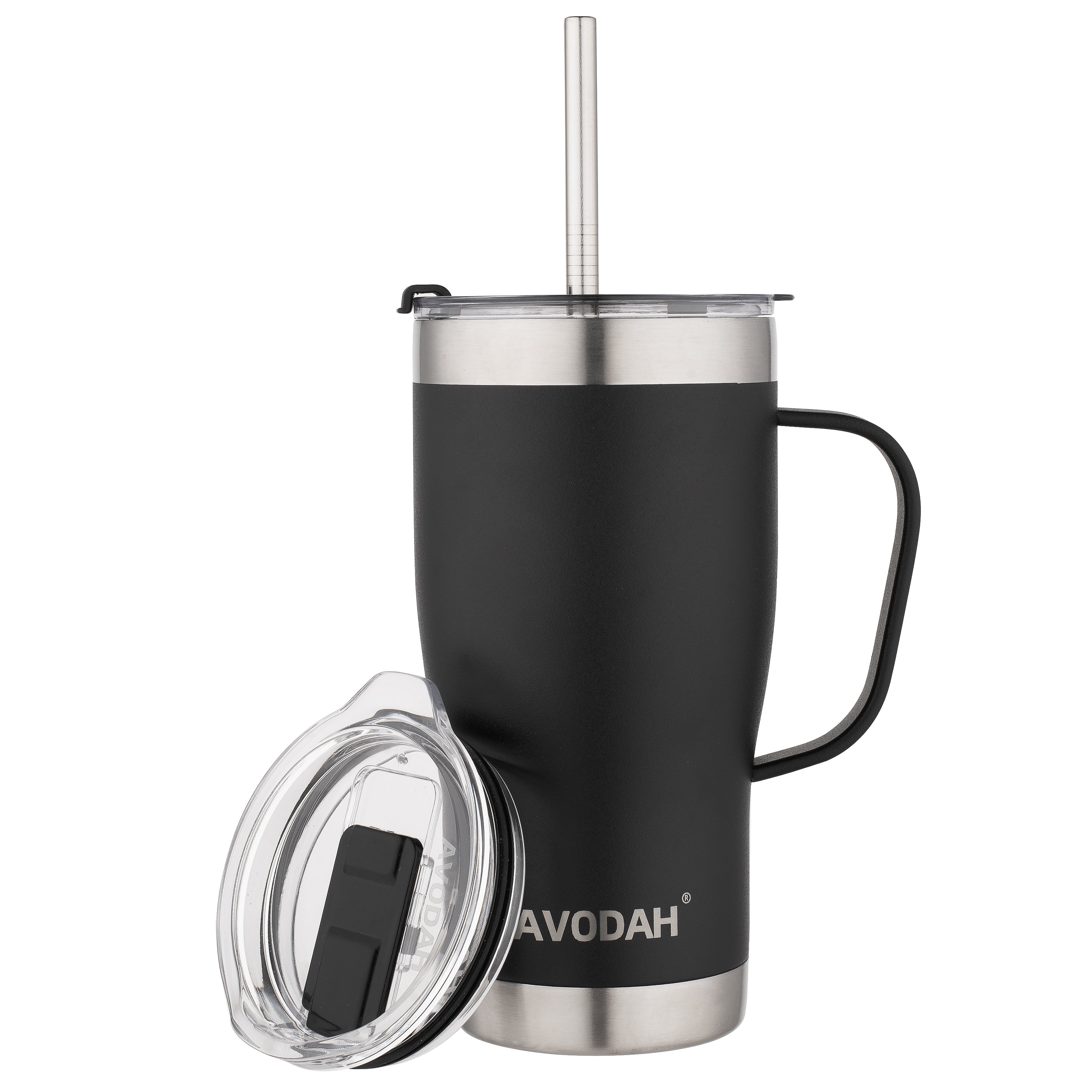 Black Travel Mugs