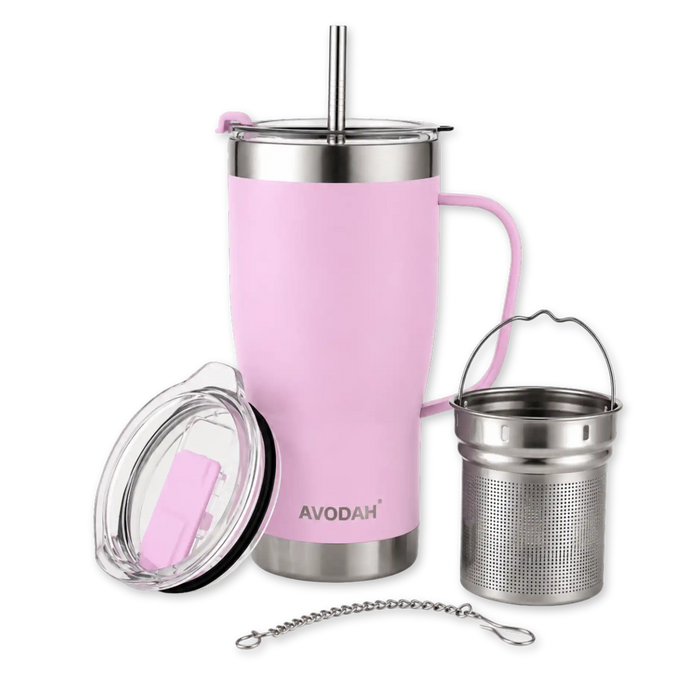 Lilac Tea Infuser Mug