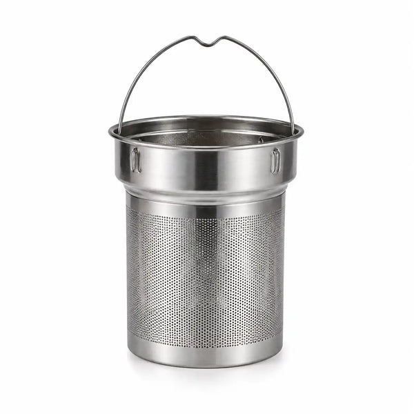 Avodah Large Capacity Tea Infuser Basket with strainer lid for loose tea brewing